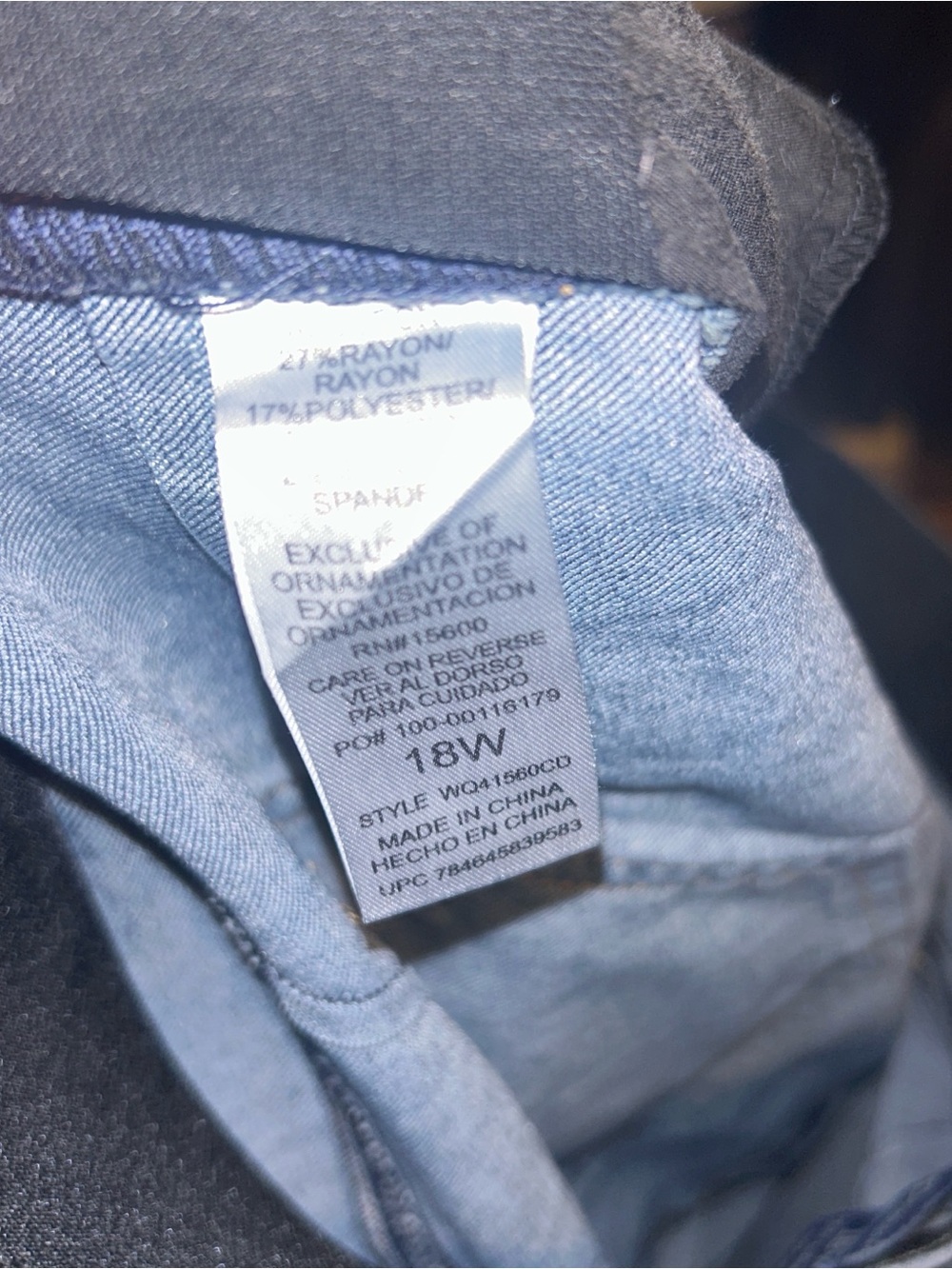 Democracy Straight-Leg Jeans in Dark Blue Wash - Picture 3 of 6